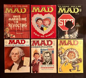 RCB - Vintage MAD Magazine Comic Book Collection - 6 Issues
