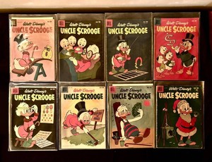 RCB - Comic Books - Vintage Dell Walt Disneys Uncle Scrooge (Lot of 8)