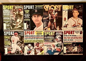 RCB - Vintage Sports Magazines - Sport Featuring Pete Rose & Jack Dempsey (Lot of 8)