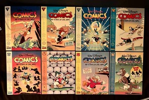 RCB - Vintage Disney Comic Books - Carl Barks Library Vols. 14-21 (Lot of 8)