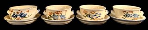 DR - China Bowl & Saucer Set - Chi Jiang Floral 8-Piece (Lot of 8)