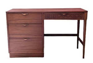 MBR - Lane Furniture Mid-Century Modern Perception Walnut Writing Desk