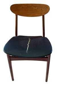 LR - Vintage Chair - Mid-Century Modern Italian Wood Frame