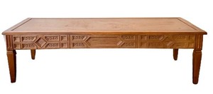 LR - Vintage Mid-Century Modern Wooden Coffee Table