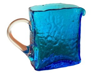 DR - Glass Pitcher - Vintage Mid-Century Pilgrim Nugget