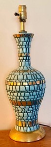 LR - Mid-Century Modern Floor Lamp - Mosaic Style