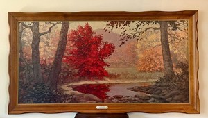 DR - Vintage Framed Print - Autumn Splendor by Jeffery 51.5 X 28 in