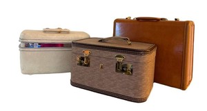 LR - Vintage Luggage - Samsonite & Belber 3-Piece Mixed Lot