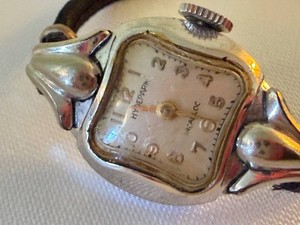 Wristwatch - Vintage Hyde Park Rectangular Watch With Braided Strap