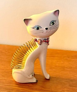 Vintage Ceramic Letter Holder - Holt Howard Cozy Kitten 1958