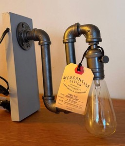 Industrial Table Lamp - Mercantile Design Edison Style 6 Ft Cord