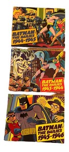 Vintage Batman Daily Strip Books - Bob Kane Dailies 1943-1946 Set