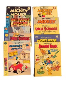 Disney Comic Books - Gladstone Mickey Mouse & Uncle Scrooge (Lot of 10)