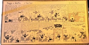 Original Comic Strip - R.C. Way Raggs N Muffin Hard Times