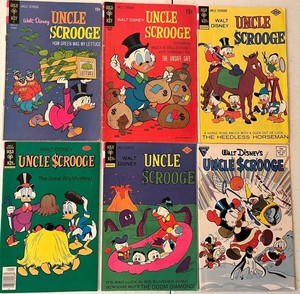 Living room - Uncle Scrooge Comic Books - Gold Key & Gladstone (Lot of 6)