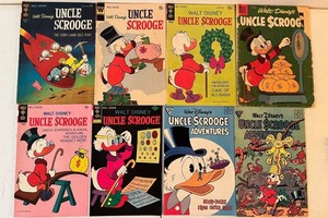Living room - Vintage Disney Uncle Scrooge Comic Book Collection (Lot of 8)