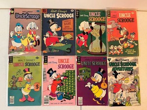 Living room - Vintage Comic Books - Walt Disney Uncle Scrooge (Lot of 8)