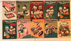 Living room - Comic Books - Vintage Walt Disneys Comics & Stories (Lot of 10)