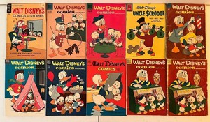 Living room - Vintage Disney Comic Books - Dell & Gold Key (Lot of 10)
