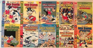 Living room - Vintage Comic Book Collection - Disney Uncle Scrooge (Lot of 10)
