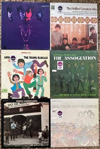 Vintage Rock LP Record Collection - 6 Classic Albums
