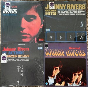 Vintage Vinyl Records - Johnny Rivers Album Collection (Lot of 4)