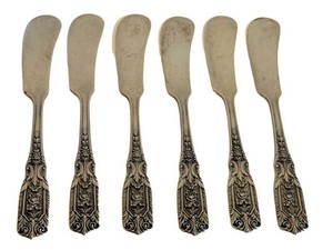 Sterling Silver Spreaders - Vintage Westmorland Milburn Rose (Lot of 6)