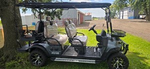 2026 New Gray 6-Seat Electric Golf Cart - HQ100 - Unassembled