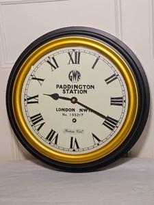 Paddington Station British Railway Dcor Clock