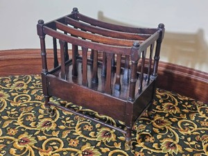 Antique Chippendale Magazine Rack