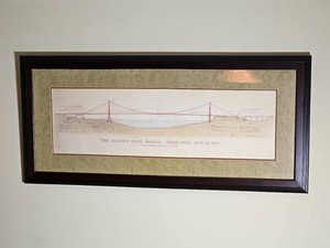 Golden Gate Bridge Architectural Drawing