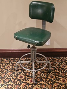 Industrial Shop Stool on Casters