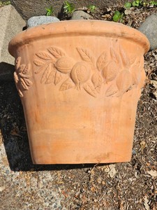 Citrus Swag Terracotta Planter, 18