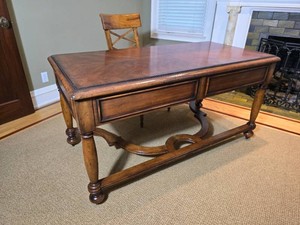 Traditional Three Drawer Writing Desk