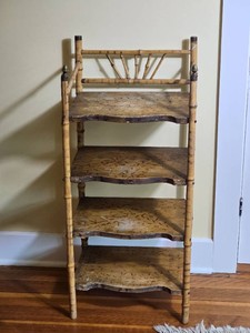Bamboo Four Tier Etagere