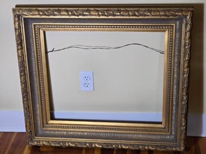 Large Ornate Gilt Empty Frame