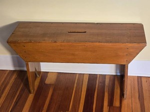Antique Primitive Pine Bench