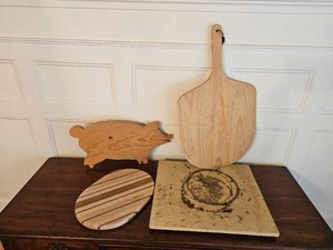 Kitchen Cutting Board and Pizza Stone Group