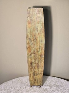 Contemporary Patinated Metal Sculptural Floor Vase