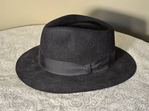 Biltmore Canadian Black Wool Felt Fedora
