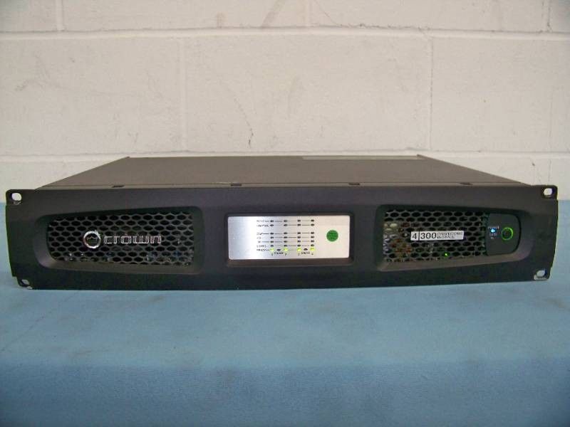 Crown Audio DCI 4300 DriveCore Install Analog Series 4-Channel Amplifier 300 Watts x 4