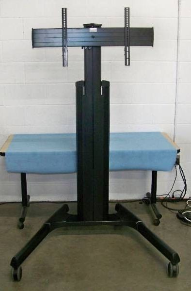 Chief Height Adjustable Heavy-Duty Rolling TV Cart  Stand