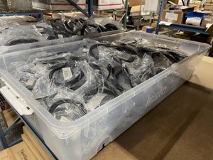 LARGE LOT (150) NEW Individually Packaged Computer Network  Ethernet CAT5e Patch Cables   5 Cords