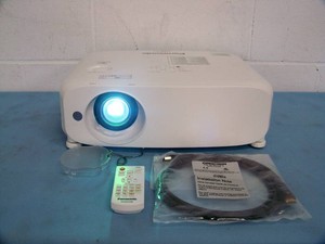 Panasonic PT-VX610 5,500 Lumen XGA 3-LCD Projector with Remote Control and HDMI Cable