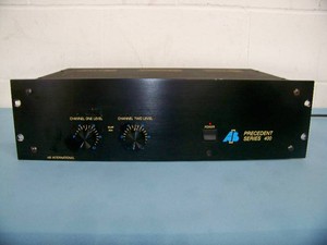 AB International Precedent Series 400 Vintage Two-Channel Class AB Pro Audio Power Amplifier