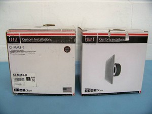 (2) Phase Technologies CI-MM3-II 3 Full-Range In-Wall Speakers - NEW IN OPEN BOX