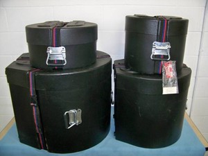(4) Humes & Berg Enduro Drum Road  Traveling Cases