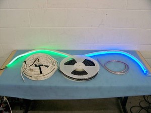 Various Spools and Pieces of LED Rope Lighting