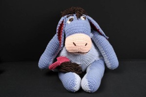 Hand-Crocheted Eeyore Plush
