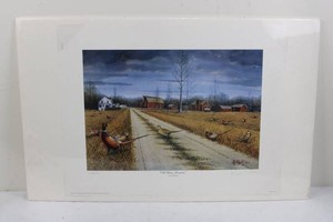Vintage Les C. Kouba Old Home Reunion Signed Print 6123000